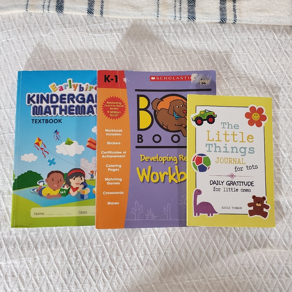 Developmental Learning Workbook Bundle + Kids daily Journal